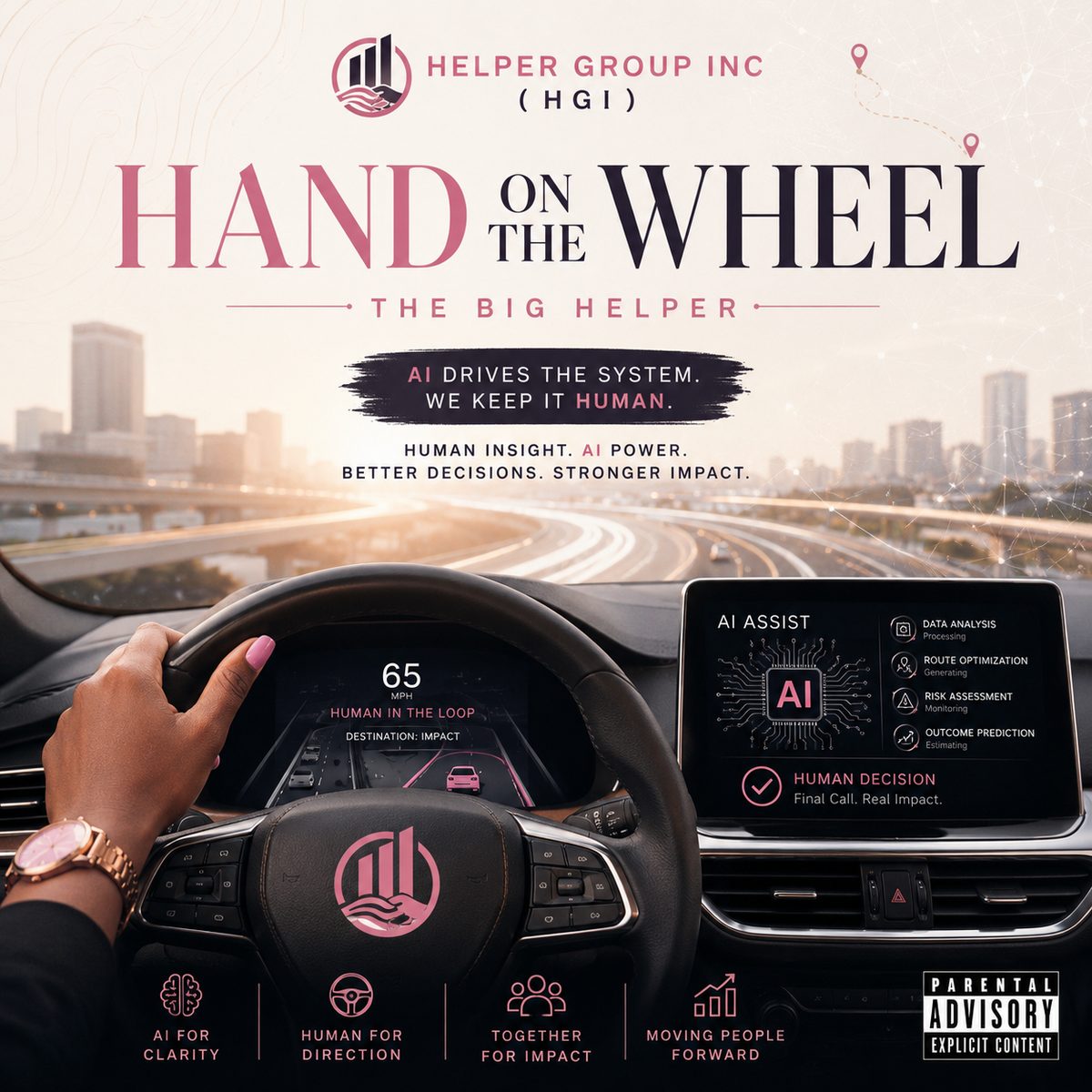 The Big Helper, Hand on the Wheel, cover art